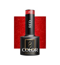 OCHO NAILS Lakier hybrydowy red 202 -5 g