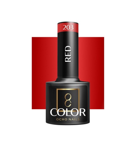 OCHO NAILS Lakier hybrydowy red 203 -5 g