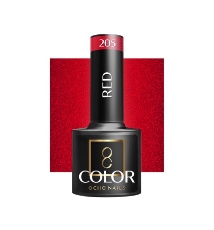 OCHO NAILS Lakier hybrydowy red 205 -5 g