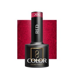 OCHO NAILS Lakier hybrydowy red 206 -5 g