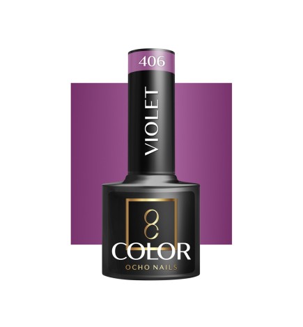 OCHO NAILS Lakier hybrydowy violet 406 -5 g