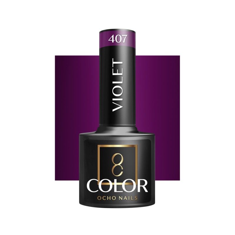 OCHO NAILS Lakier hybrydowy violet 407 -5 g