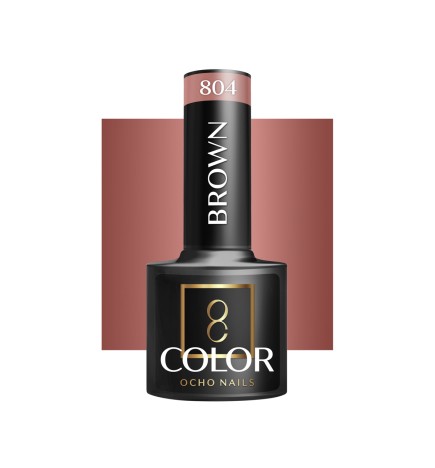 OCHO NAILS Lakier hybrydowy brown 804 -5 g