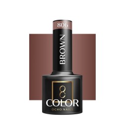 OCHO NAILS Lakier hybrydowy brown 806 -5 g