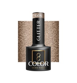 OCHO NAILS Lakier hybrydowy glitter G06 -5 g