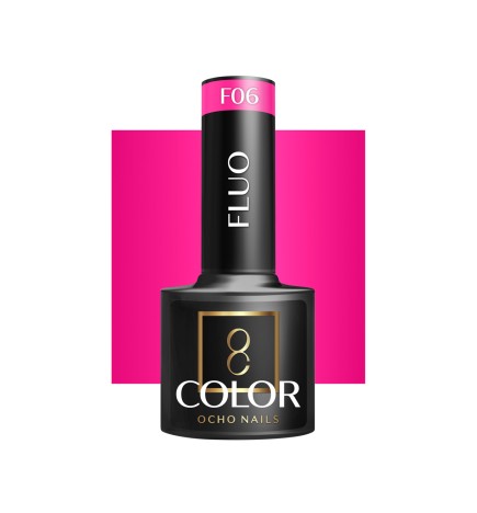 OCHO NAILS Lakier hybrydowy fluo F06 -5 g