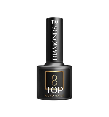 OCHO NAILS Top hybrydowy Diamonds no wipe 110 -5 g