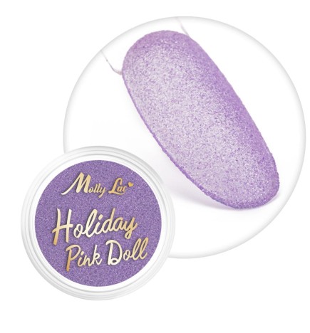 Mollylac Efekt Do Paznokci Holiday Pink Doll 1g Nr 1