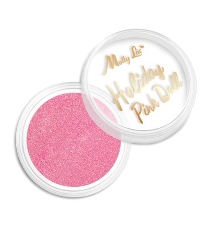 Mollylac Efekt Do Paznokci Holiday Pink Doll 1g Nr 2