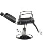 Fotel barberski HOMER II BH-31275 Czarny