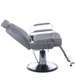 Fotel barberski HOMER BH-31237 Szary