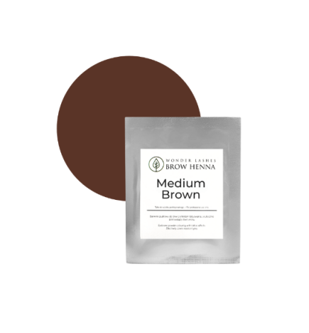 Wonder Brow Henna Pudrowa Medium Brown Saszetka 1g