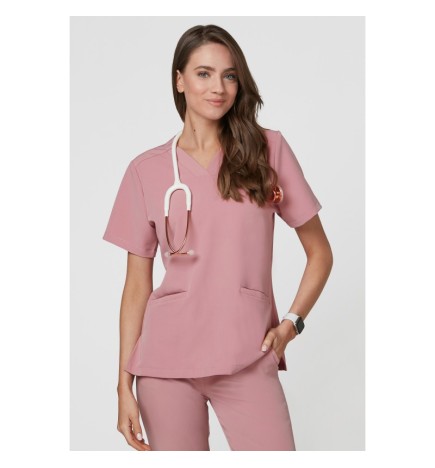 Bluza Medyczna Emily Scrubs Blossom Pink