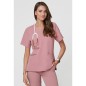 Bluza Medyczna Emily Scrubs Blossom Pink