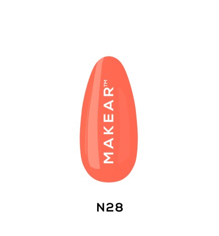 Makear Lakier Hybrydowy N28 Neon 8Ml