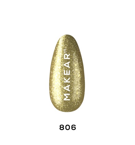 Makear Lakier Hybrydowy 806 Premium Glitter 8Ml