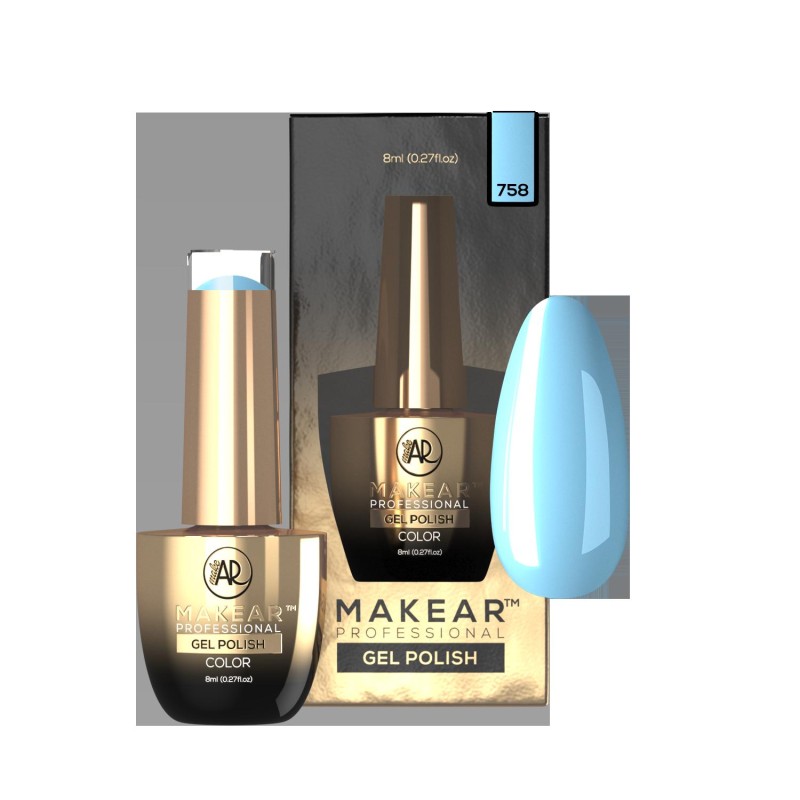 Makear Lakier Hybrydowy 758 Regular 8Ml