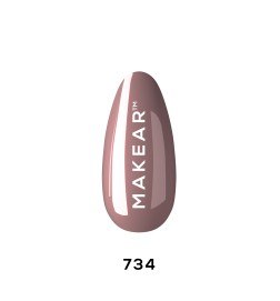 Makear Lakier Hybrydowy 734 Regular 8Ml