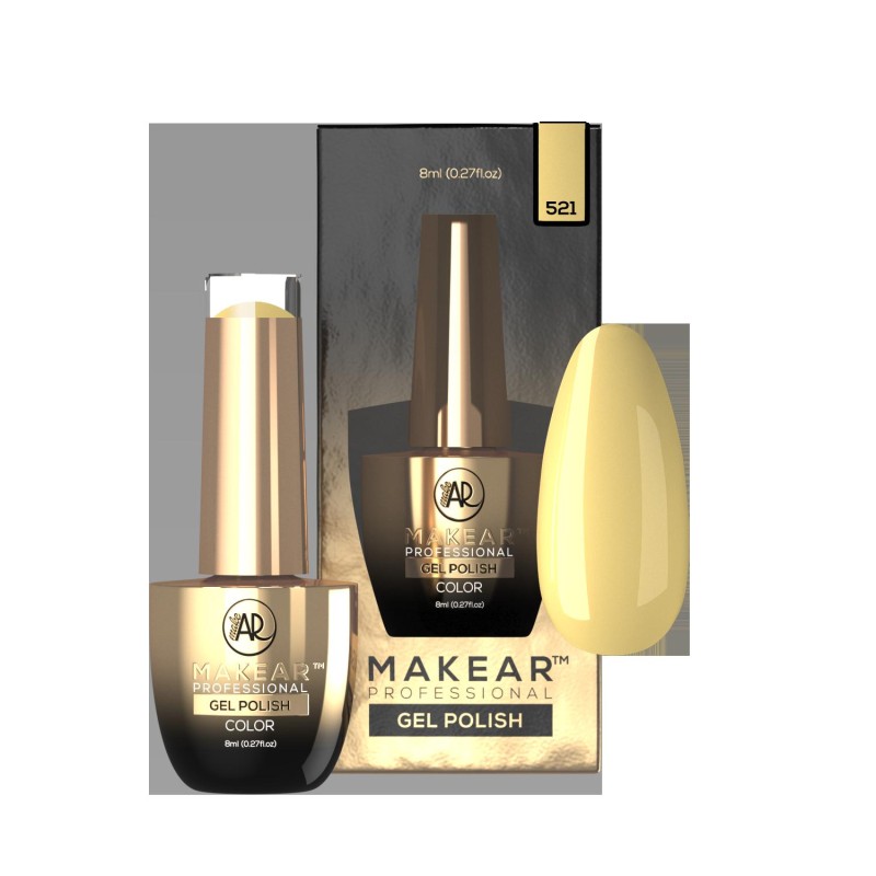 Makear Lakier Hybrydowy 521 Regular 8Ml