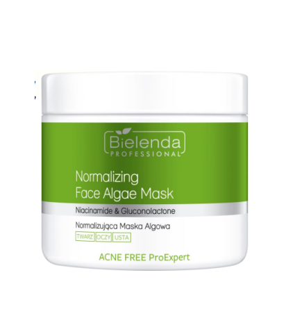 Bielenda Acne Free Pro Expert Normalizująca Maska Algowa, 160g