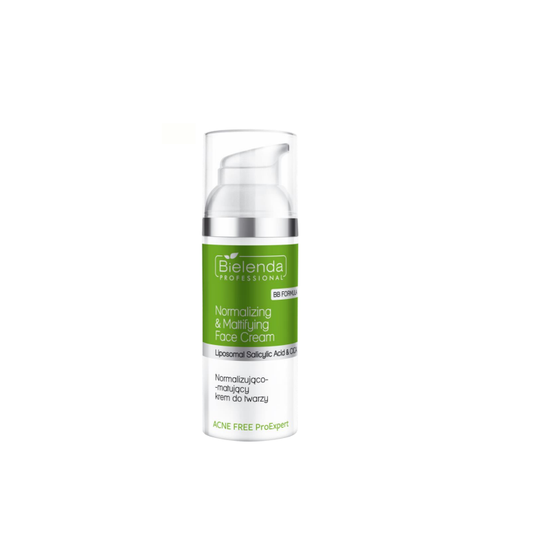 Bielenda Acne Free Pro Expert Normalizująco-Matujący Krem, 50ml