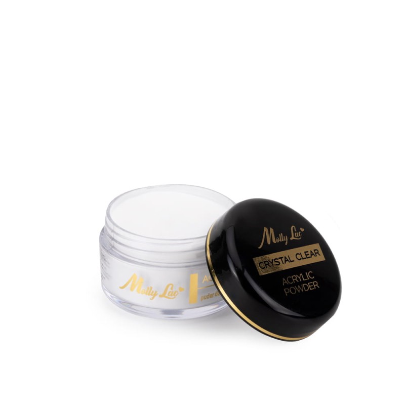 Mollylac Puder Akrylowy Do Paznokci Acrylic Powder Crystal Clear 15 G