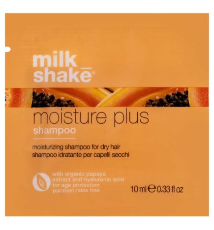 Milk Shake Moisture Plus Shampoo Nawilżający Szampon Dla Bardziej Miękkich Włosów, 10 Ml