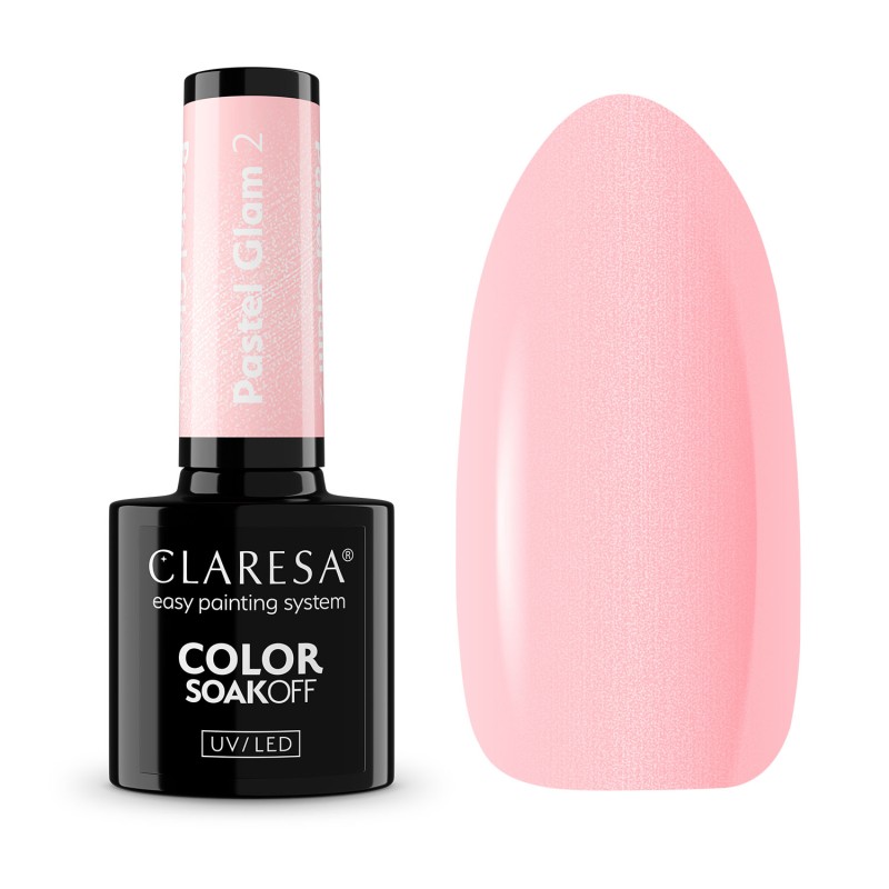 Claresa - Lakier Hybrydowy PASTEL GLAM 2 -5g