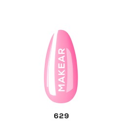 Makear Lakier Hybrydowy 629 Peony 8Ml