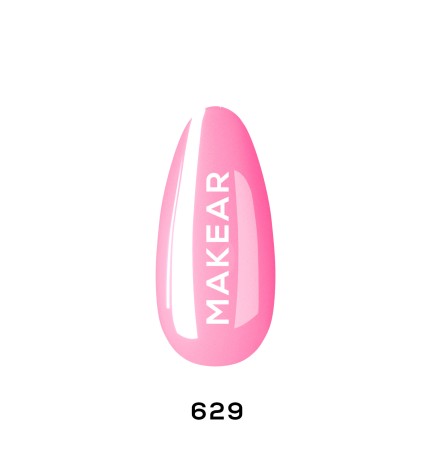 Makear Lakier Hybrydowy 629 Peony 8Ml