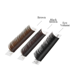 Noble Lashes Rzęsy Brown Line Odcień Brown D 0,07