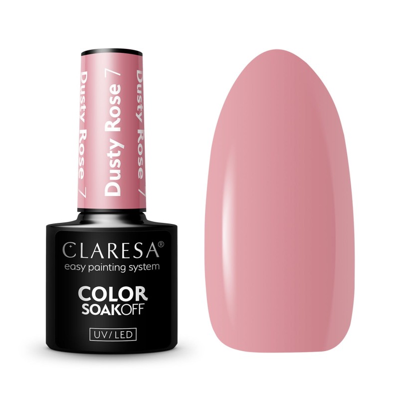 Claresa - Lakier Hybrydowy Dusty Rose 7 -5g