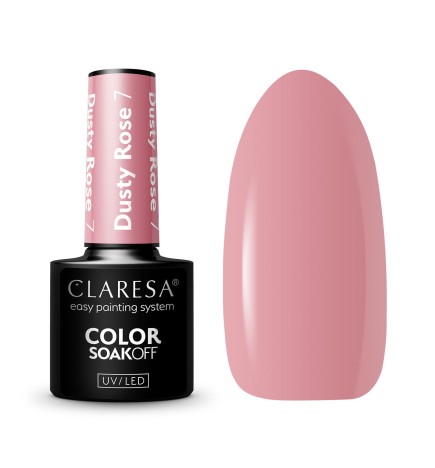 Claresa - Lakier Hybrydowy Dusty Rose 7 -5g