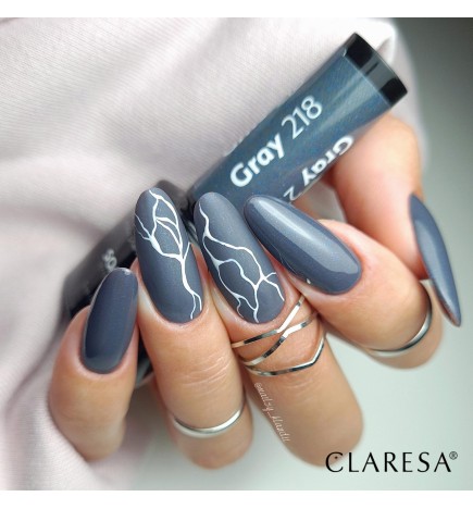 Claresa - Lakier Hybrydowy GRAY 218 -5g