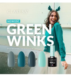 Claresa - Lakier Hybrydowy Green Winks 2 -5g