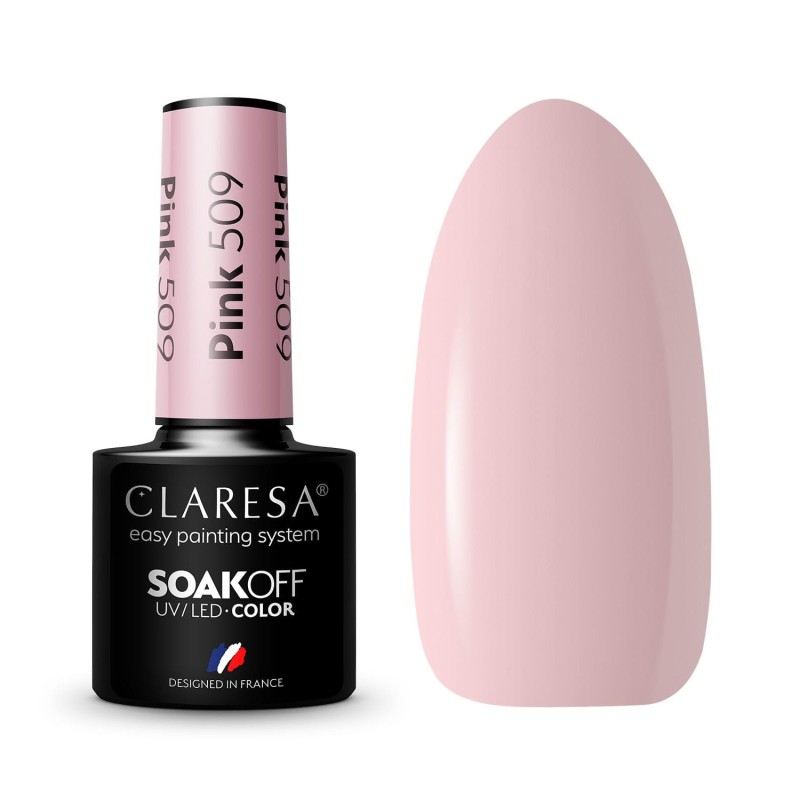 Claresa - Lakier Hybrydowy Pink 509 -5g