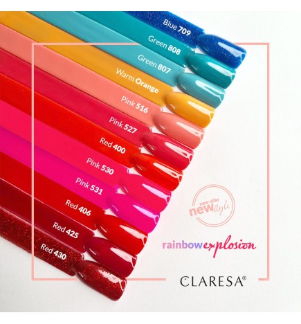 Claresa - Lakier Hybrydowy Pink 527 -5g