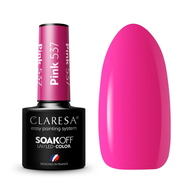 Claresa - Lakier Hybrydowy Pink 537 -5g