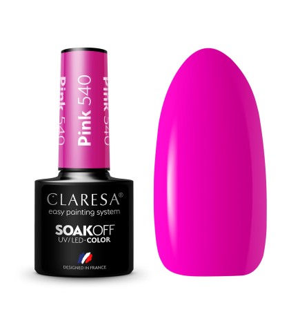 Claresa - Lakier Hybrydowy Pink 540 -5g