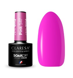 Claresa - Lakier Hybrydowy Pink 547 -5g