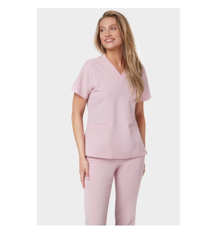 Vena Bluza Medyczna Emily Scrubs Pastel Pink