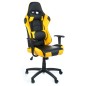 Fotel gamingowy RACER CorpoComfort BX-3700 Żółty