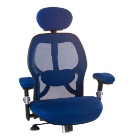 Fotel ergonomiczny CorpoComfort BX-4144 Niebieski