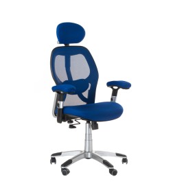 Fotel ergonomiczny CorpoComfort BX-4144 Niebieski