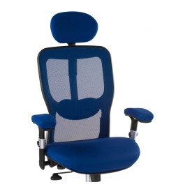 Fotel ergonomiczny CorpoComfort BX-4147 Niebieski