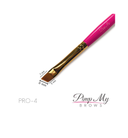 Wonder Lashes Pędzel Do Brwi Skośny Pimp My Brows PRO – 4 Pimp My Lashes