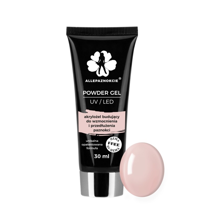 Powder Gel Akrylożel Hema/di-Hema Free Nude 30ml