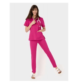 Vena Bluza Medyczna Emily Scrubs Raspberry Sorbet