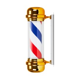 Plafon podświetlany pole barber shop BB-02 złoty duży