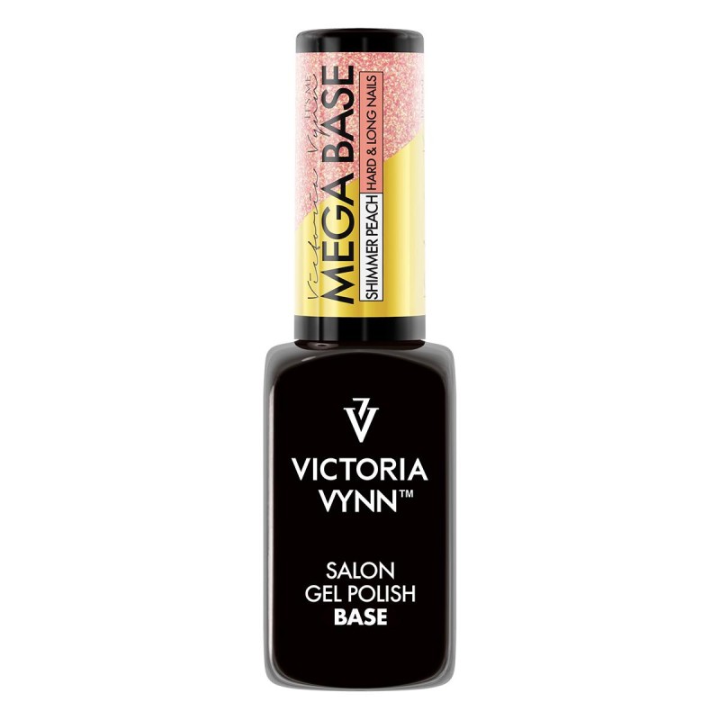 Victoria Vynn Baza Gel Polish Mega Base Shimmer Peach 8ml